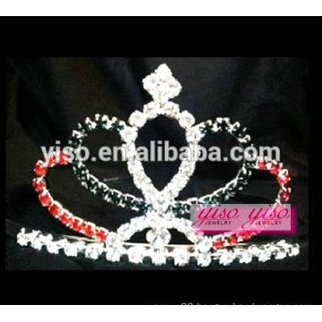 customized crystal hot selling crystal christmas tiara